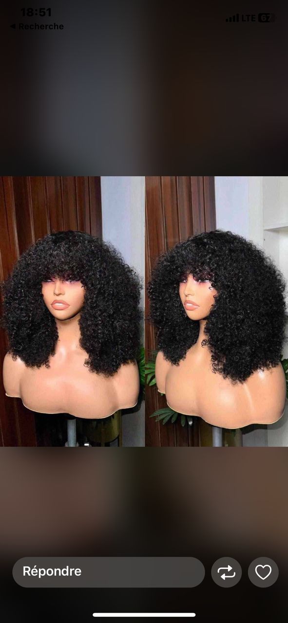 Cheveux pp avec frange 