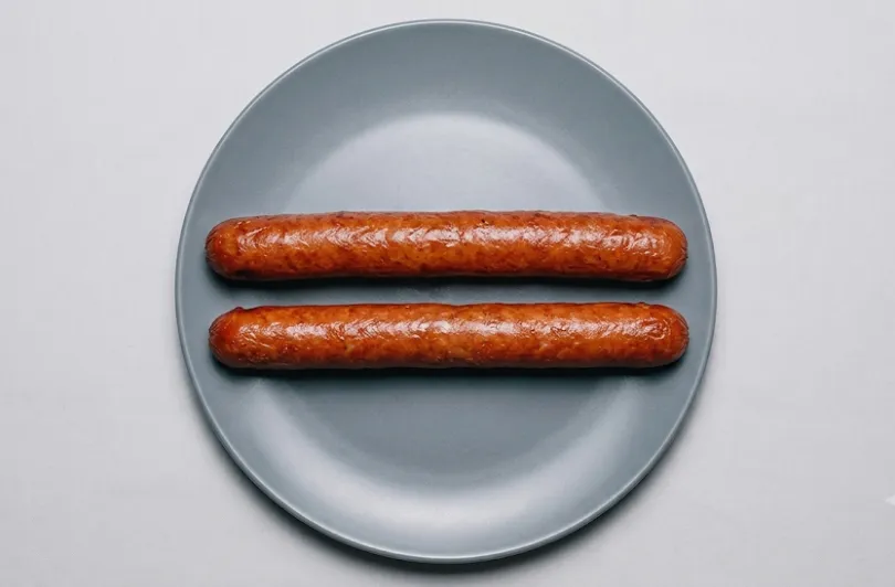 2 saucisses au poulet 