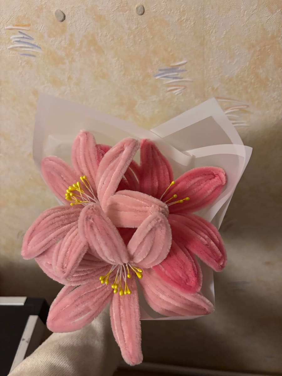 Bouquet de Lys rose