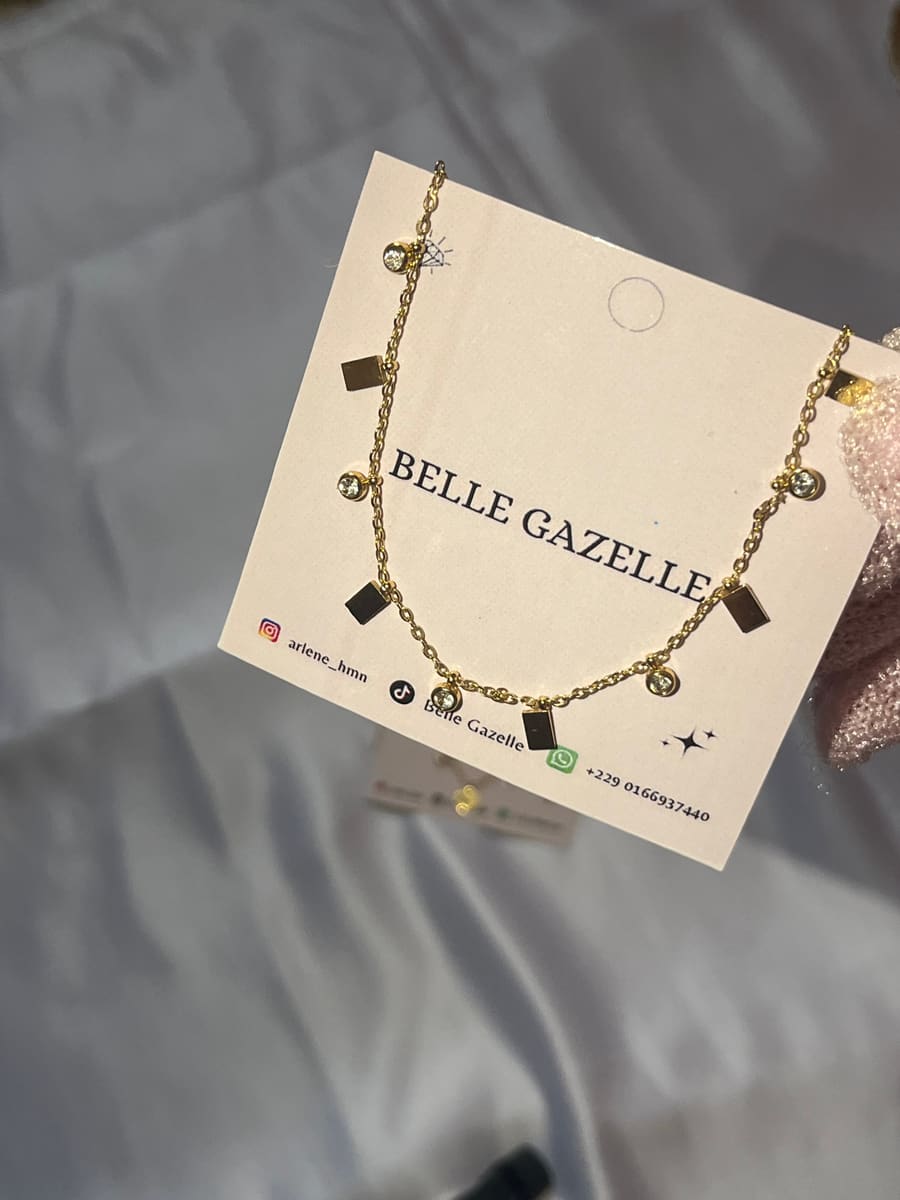 Collier en acier inoxydable 🌸
