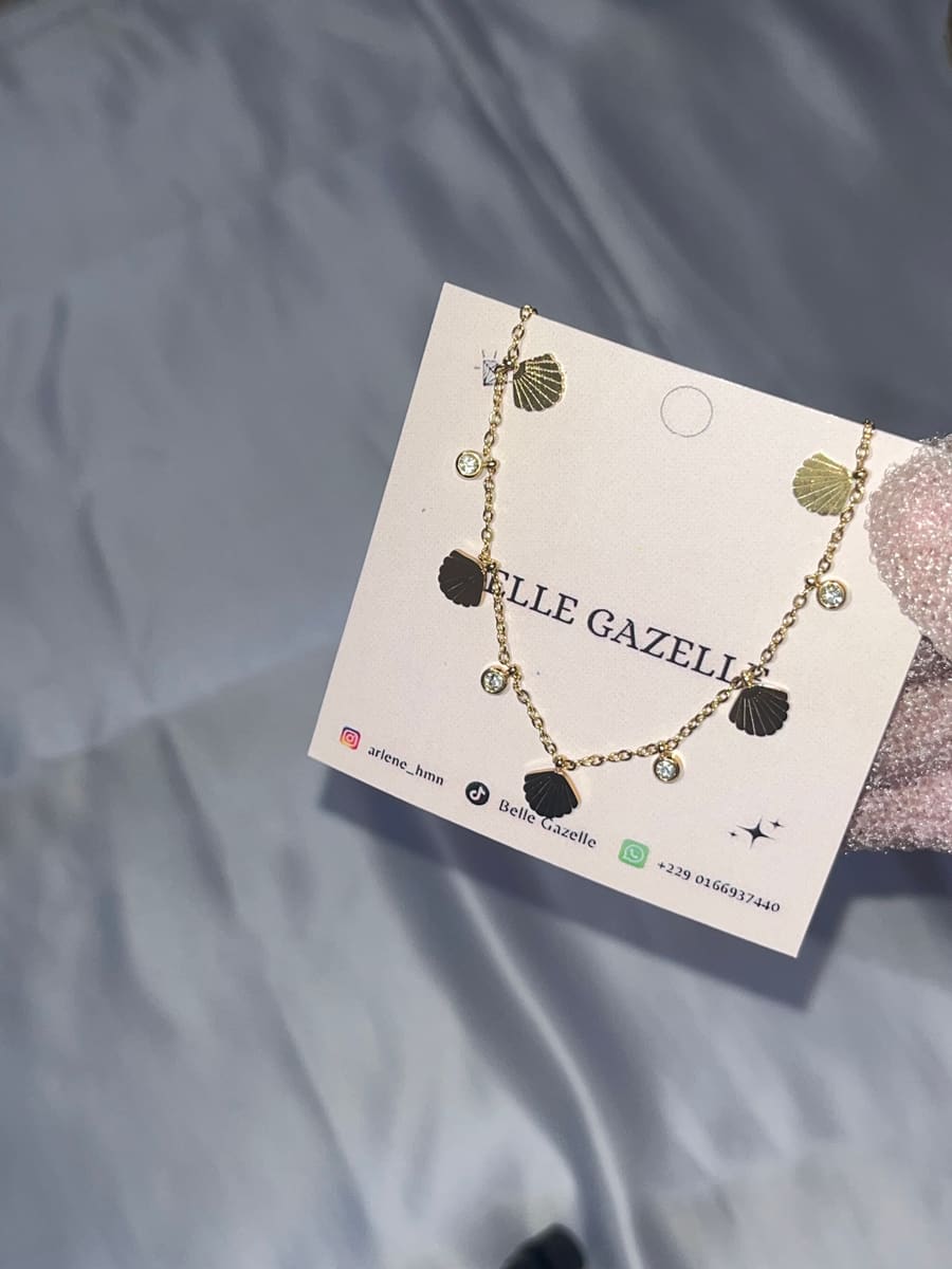 Collier en acier inoxydable 🌷
