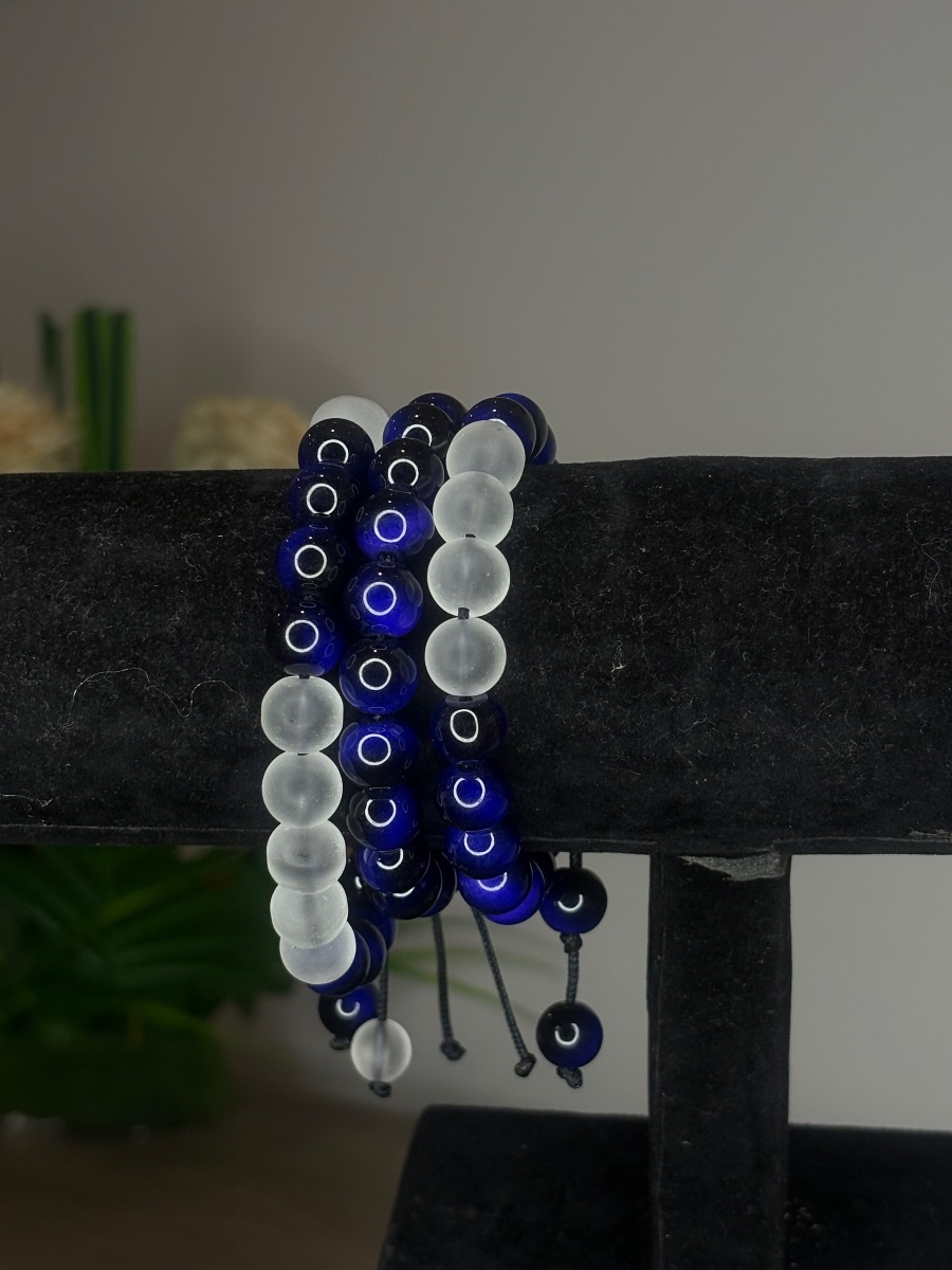 Bracelet bleu pour homme 